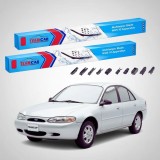 Cumpara ieftin Ștergătoare Ford Escort Gen VII Sedan 1995-2001 | Set Față Flat Premium &ndash; TeamCar&reg;