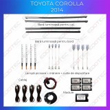 Lumini Ambientale Toyota Corolla 2014- set complet control telefon sau sistem original