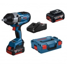 Bosch GDS 18V-1000 Masina de gaurit cu percutie, 1000Nm + 2 x acumulatori GBA 18V 5.0Ah + incarcator rapid GAL 18V-40 + L-BOXX - 4053423234718