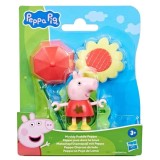 Set figurina cu umbrela, Peppa Pig, Muddy Friends, Peppa, G1348