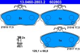 Placute Frana ATE 13.0460-2803.2, Set Frana Disc Honda, MG, Rover (200, 25, 400, 45, Civic, Concerto)