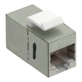 CUPLA RJ-45 LOGILINK pt. cablu FTP, SFTP, Cat6, 2 x RJ-45 (T), ecranat, metal, keystone, latime 14.6mm, &quot;NK4011&quot;