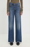 Levi&#039;s jeansi femei, culoarea albastru marin