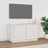 Dulap TV Gossi Alb 80x35x45 cm Lemn Prelucrat Comoda Suport TV Living Modern
