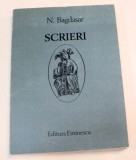 SCRIERI de N. BAGDASAR 1988