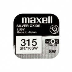 Baterie ceas Maxell SR716SW V315 1.55V oxid de argint 1buc