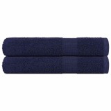 Gossi prosoape frogn 2 buc., albastru marin, 100x200 cm, 360 g/m2