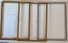 Lot 3 bucati rame din lemn cu dimensiune la interior 30x40 cm, Dreptunghiular, Simple