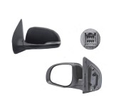 Oglinda exterioara Hyundai I20 (Pb), 07.2012-12.2014, Stanga, reglare electrica; carcasa neagra; geam convex; cromat; 5 pini; cu semnalizare