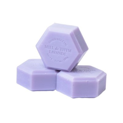 Sapun Vegetal Hexagonal cu Lavanda Apidava 100gr foto
