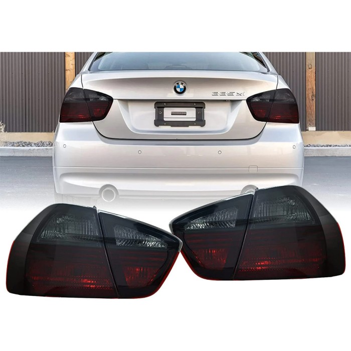 Stop stopuri triple BMW E90 NFL rosu fumuriu NOU