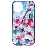 Husa iPhone 11 Pro, TPU+PC, Print UV 3D, Model Flowers