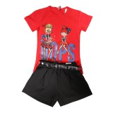 Cumpara ieftin Pantalon scurt si Tricou 5-13 Ani Ares Rosu - 5ANIMarimea