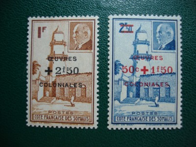 COTE DE SOMALIS 1944 SERIE MH foto