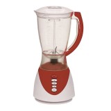 Blender 2 in 1 Hausberg, 300 W, 1.5 l, 3 viteze, Rosu, De masa, 1.5L