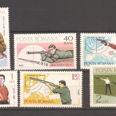 Romania 1955, Lp. 608 - Campionatele europene de tir, MNH
