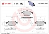 Set placute frana BREMBO P85113