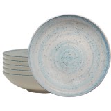 Set farfurii adanci, 21 cm, Marshmallow, Multicolor