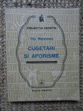 CUGETARI SI AFORISME-TITU MAIORESCU