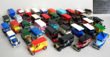 Colectie 40 masinute metalice LLEDO, miniaturi camioane, utilitare, autobuze