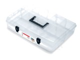 Container colectiv cu partiții transparentă 400x298x85mm