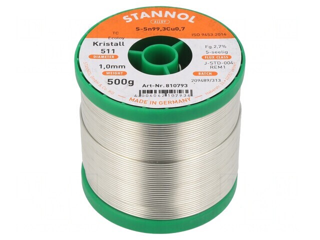 S&acirc;rmă de Lipit fără Plumb 1mm 0,5kg