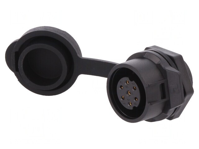 Conector Circular Mamă 7-PIN Aurit 5A