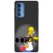 Husa compatibila cu Motorola Edge 20 model Homer Simson Painting, Silicon, TPU, Viceversa