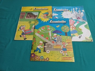 LOT 3 REVISTE LUMINIȚA * ANUL 1981, NR. 8, 9,10 * 010 foto