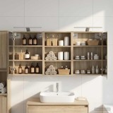 vidaXL Set dulap baie cu raft 3 pcs 126 x 16 x 62.5 cm Lemn compozit 3403834