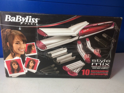 Aparat de coafat Babyliss Multistyler Style Mix, invelis satinat/ CLP foto