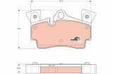 TRW GDB1652 COTEC set placute frana,frana disc