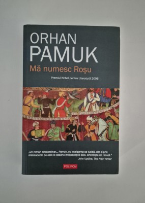 Orhan Pamuk Ma numesc Rosu foto