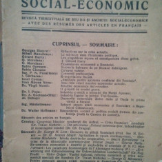 Observatorul social-economic. Revista trimestriala de studii si anchete social-economice (1931)