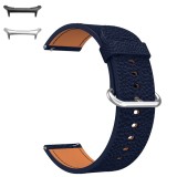 Curea piele, compatibila Samsung Galaxy Watch Ultra, 18cm, Midnight Blue