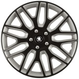 Set 4 Capace Roti 16 inchi (R16) Dakar Negru-Gri, Compatibile Cu Skoda Nou