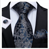 Set cravata + batista + butoni - matase - model 150