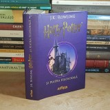 J.K. ROWLING - HARRY POTTER SI PIATRA FILOSOFALA , ARTHUR , 2018 ( CARTONATA CU SUPRACOPERTA ) *