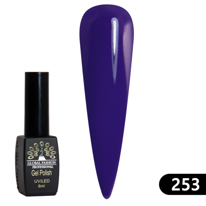 Oja semipermanenta BLACK ELITE, Global Fashion 8 ml, 253