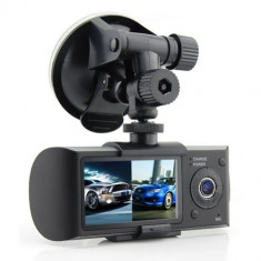 Camera Video Auto SW R300 Dual-Cam cu GPS Logger foto