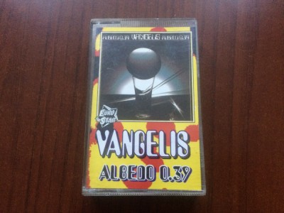 vangelis albedo 0.39 1976 album caseta audio muzica experimentala electronica ambientala pop rock foto