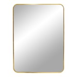 Oglindă Madrid din aluminiu, efect de cupru, 50x70 cm