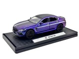 Macheta metalica BMW M8 Competition mov metalizat scara 1:32 cu usi capota si portbagaj mobile