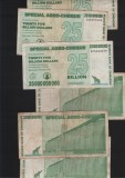 Zimbabwe 25 000 000 000 25 miliarde dollari dollars F-VF-XF pret pe bucata 2008