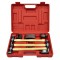 vidaXL Set ciocane și nicovală de &icirc;ndreptat caroserie auto, 7 piese 140159
