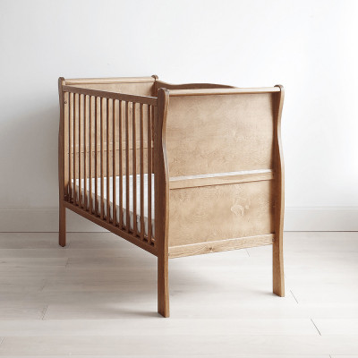 Patut din lemn pentru bebe, inaltime saltea reglabila, Noble Vintage 120x60 cm foto