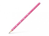 Creion grafit HB Unicorni Faber-Castell, triunghiular, roz