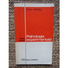 PSIHOLOGIA EXPERIMENTALA-PAUL FRAISSE