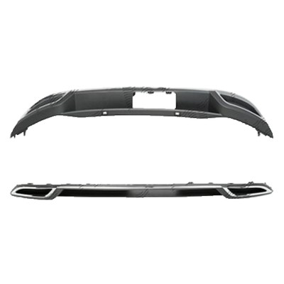 Spoiler bara spate VW Golf 7 (5k), 2017-, Hatchback, Spate, cromat/negru, Aftermarket foto