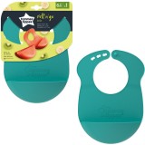 Baveta Tommee Tippee Roll &amp;amp; Go, de la 6 luni, Verde